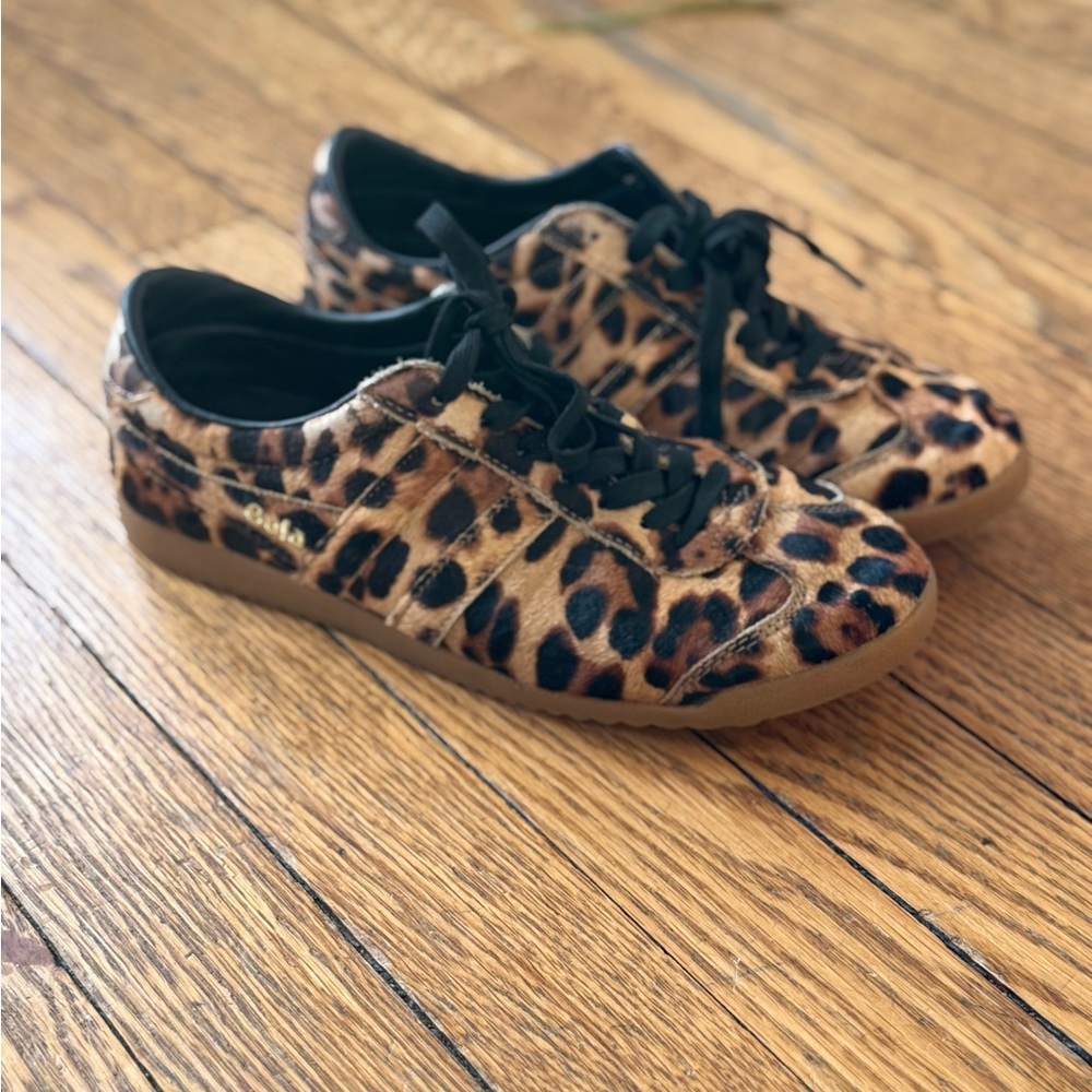 Gola Leopard Print Sneakers